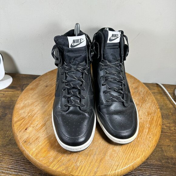 Nike Black Wedge High-Top Sneakers - Picture 2 of 9